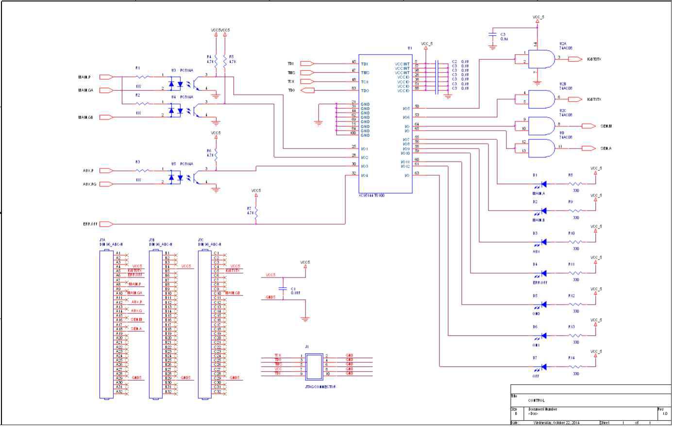 Control 기판 회로도 1