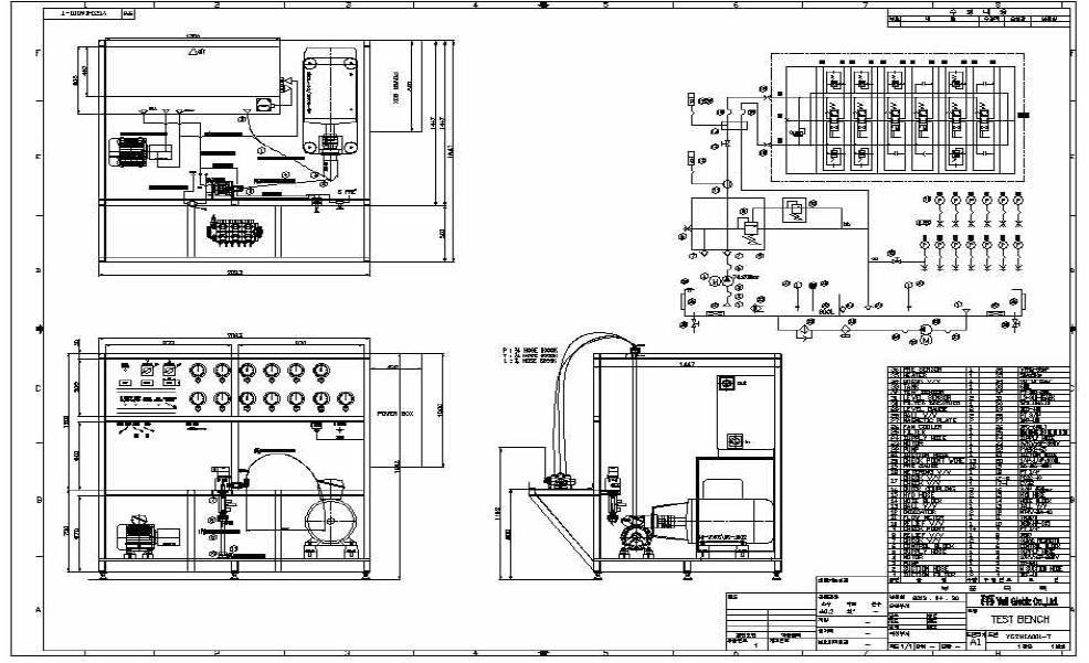 TEST BENCH 제작도