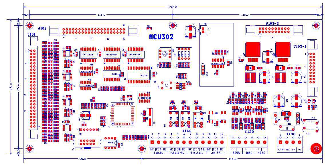 MCU Board Lay-out