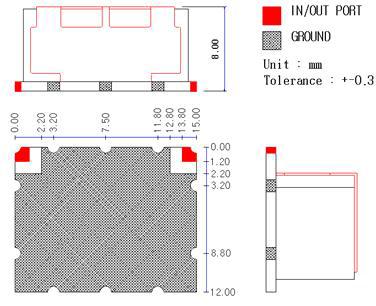 2.3G BPF Filter 형상