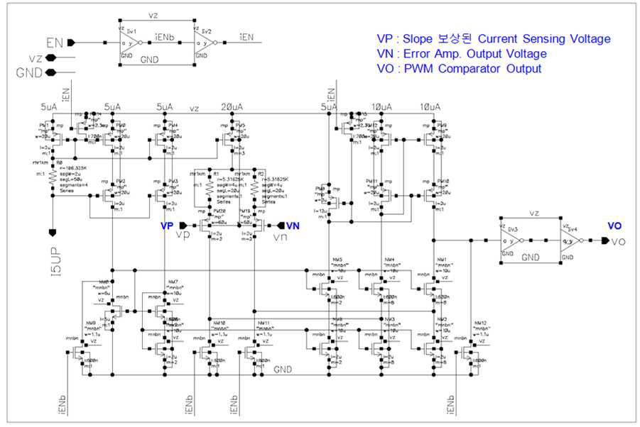 PWM Comparator 회로도