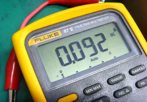 Multimeter 전류 측정 값