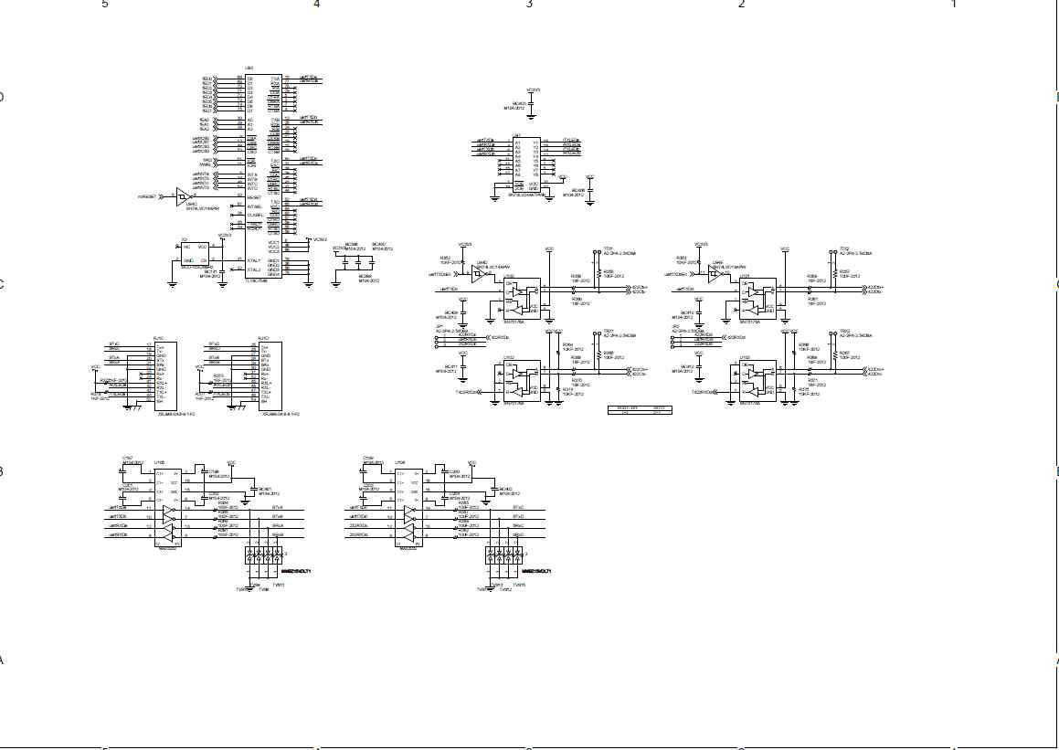 FUM511, FUM230 장착용 CPU 보드 회로 설계 (UART)