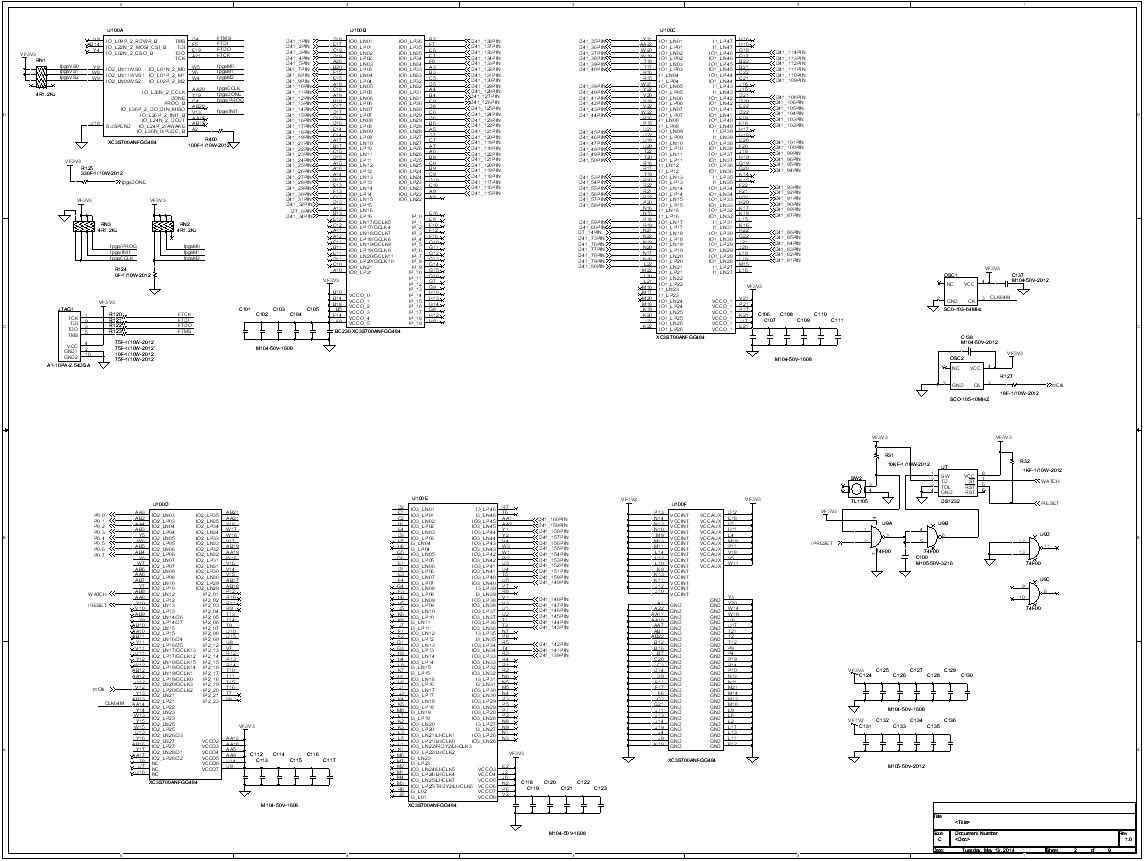 X-FUM230 전자카드 회로 설계 (FPGA)