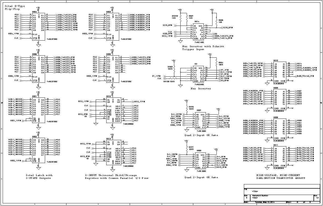X-FUM230 전자카드 회로 설계 (Input/Output Bus Decode)