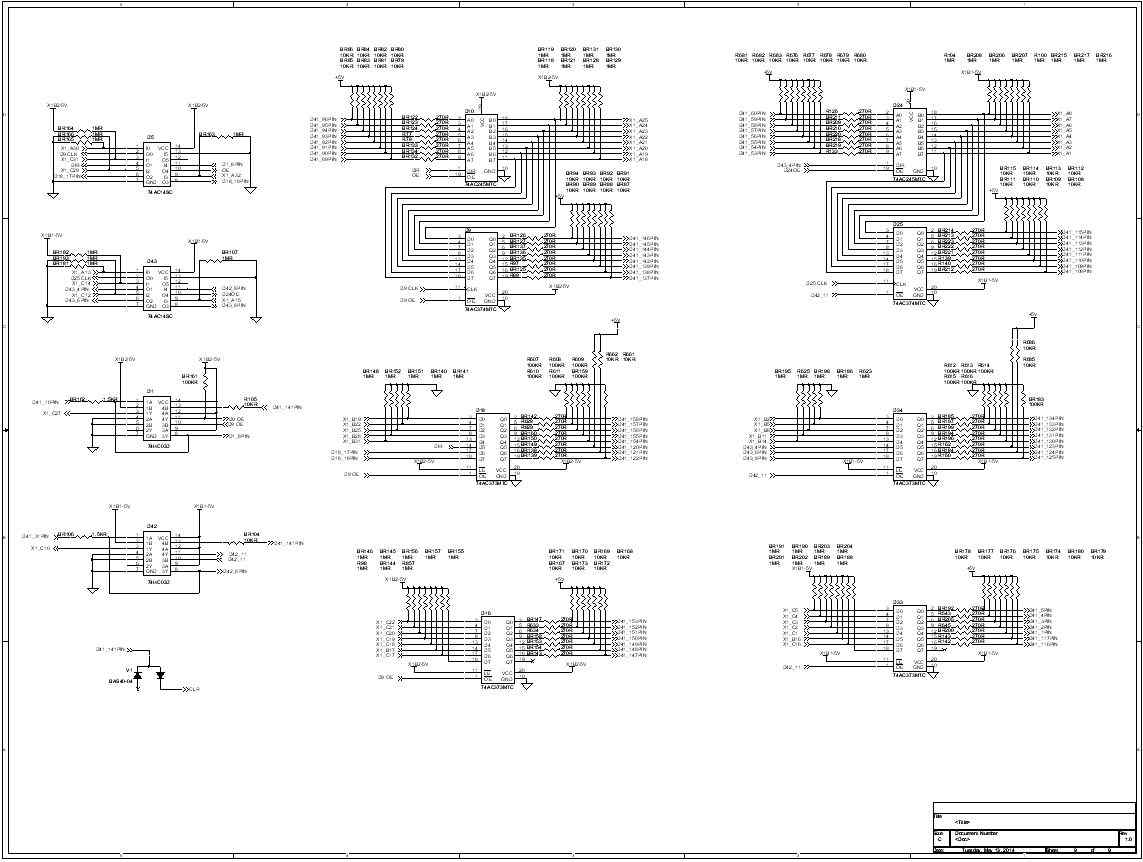 X-FUM230 전자카드 회로 설계 (BUS Interface)