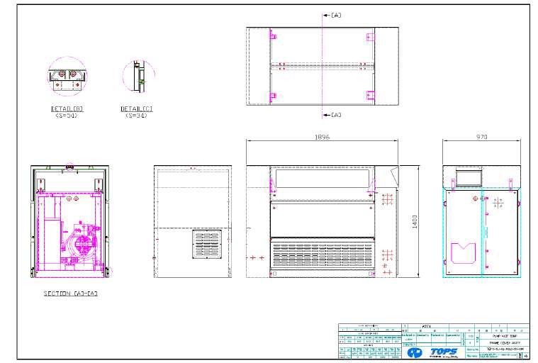 High pressure pump assembly drawing