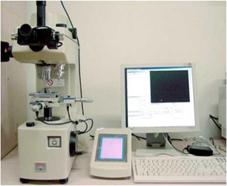 Micro-virker’s hardness tester (Hitachi)