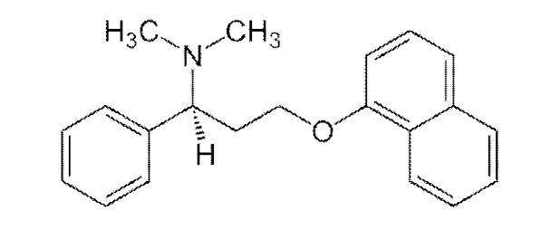 Dapoxetine)의 화학구조