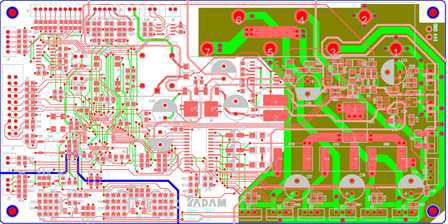 리프팅 모듈 Power Amp PCB Artwork