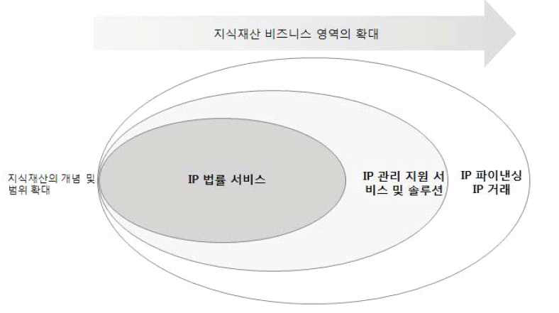 지식재산 비즈니스 영역의 확대