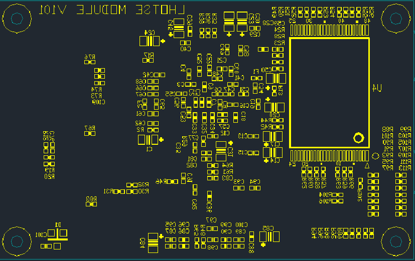 CPU 모듈 Gerber File (BOTTOM)