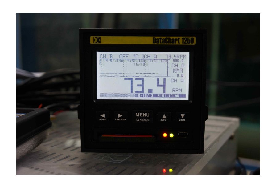 실시간 RPM 측정을 위한 측정제어 및 저장장치