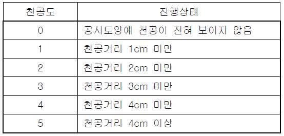 천공도 평가표