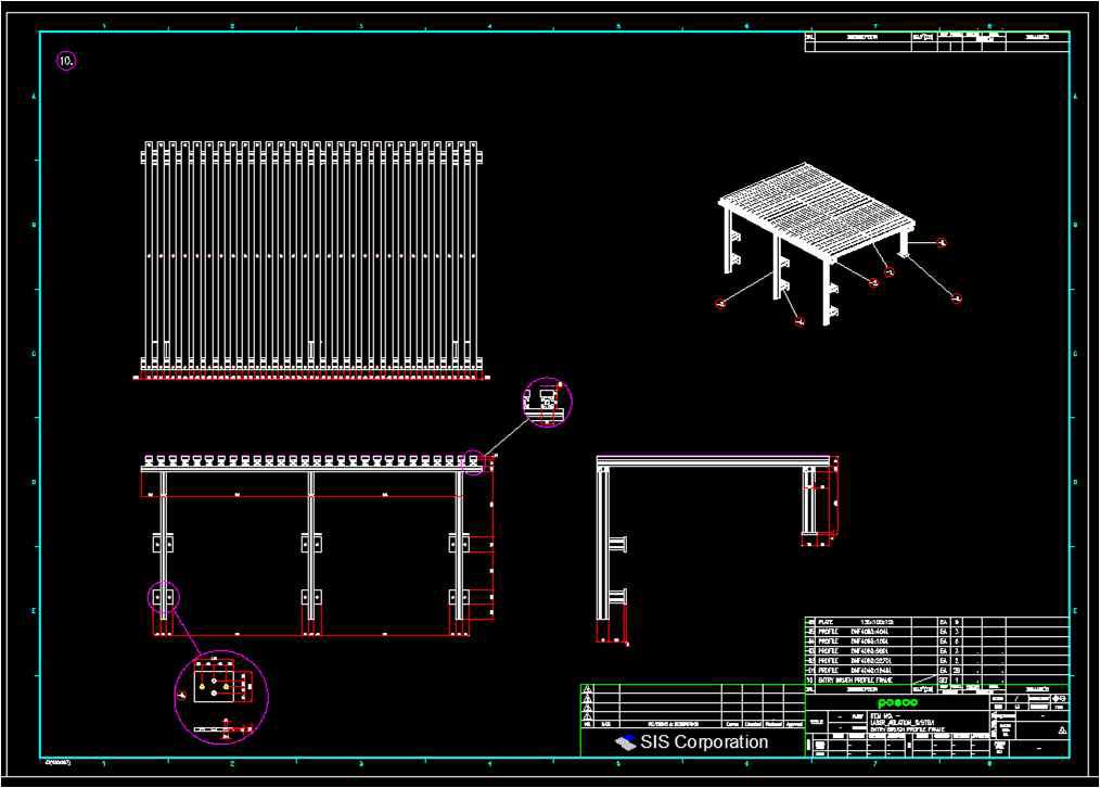 Feeding system 2D 도면