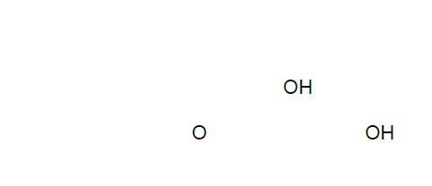 Ethylhexylglycerin {3-(2-ethylhexyloxy)propane-1,2-diol}의 구조