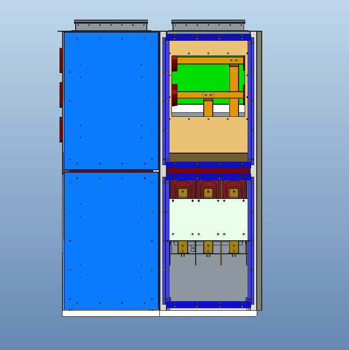 후면 파단(3D)