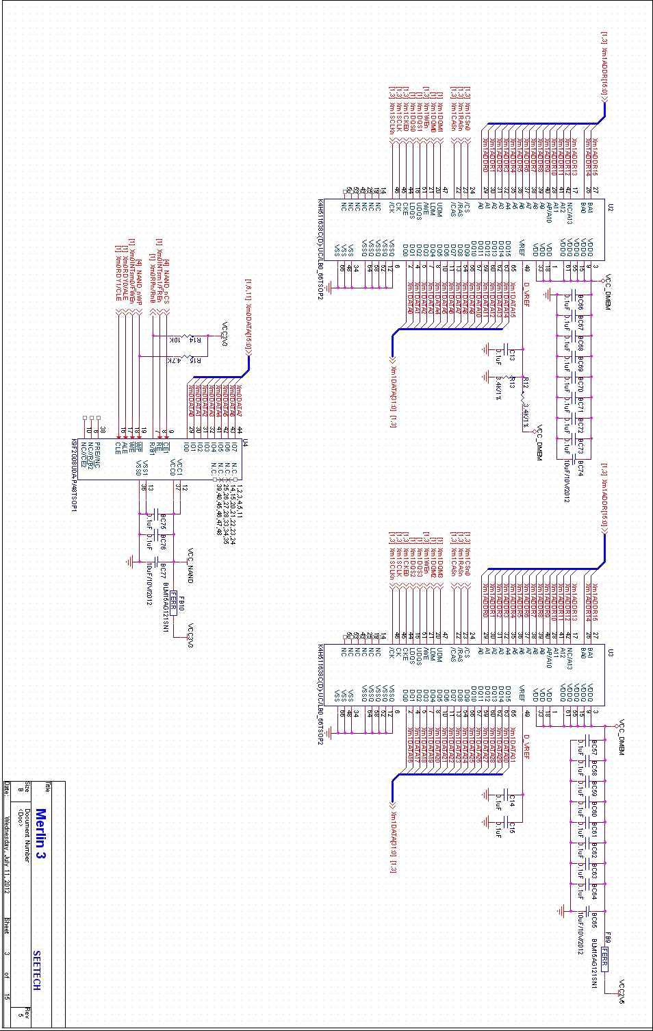 SDRAM/NAND