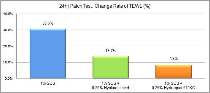 Polyquaternium-51의 피부장벽기능 (24시간 패치테스트)