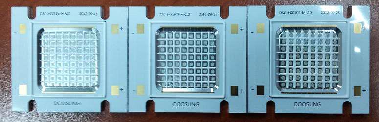 LED 패키지된 COLDHR 제품 사진(DAM 반사구조)