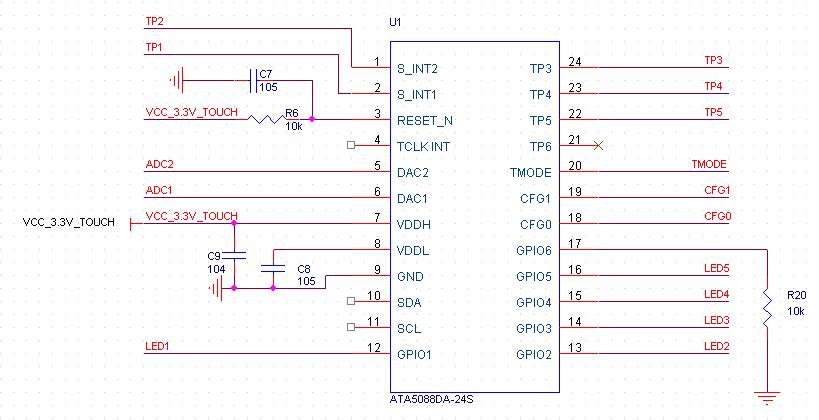 TOUCH IC circuit