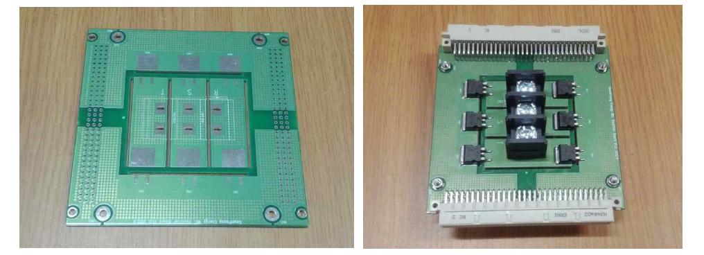 3상 전파 정류회로 PCB 조립전후