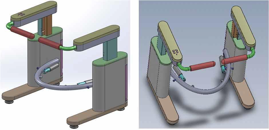 전동 안전손잡이 3D 디자인 (1차년도)