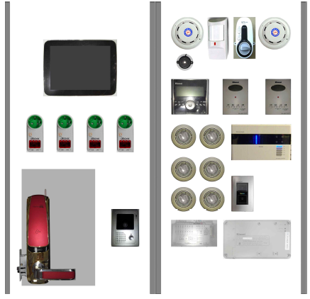 Zigbee/RS485/UPnP 방식의 센서 노드로 구성된 테스트 베드