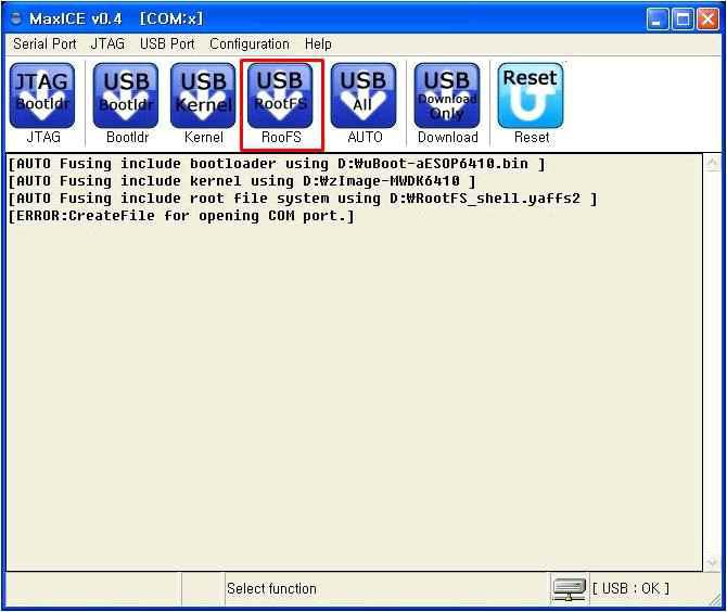 USB Port File System Fusing