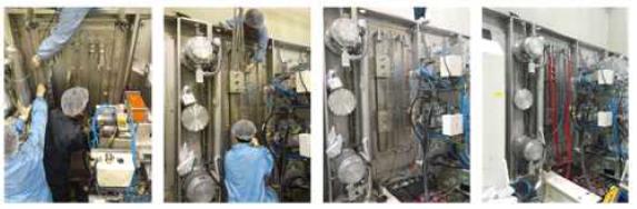 5세대급 증착장비 AZO 샘플 1차 테스트 세부 공정 장비 셋업