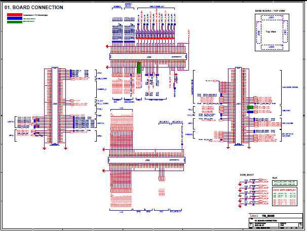 TIS 통합 단말기 BASE BOARD-BOARD TO BOARD CONN 회로도