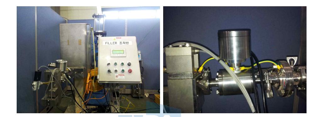 Pilot machine (flow meter & Filling valve test device)