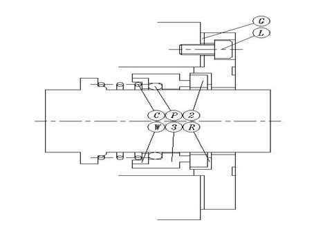 잠수함 공기압축기용 Seal Assembly, Shaft 구조도
