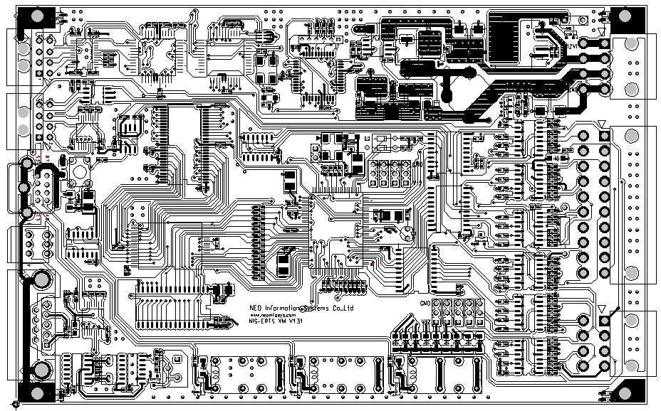 Top Side PCB 거버 파일