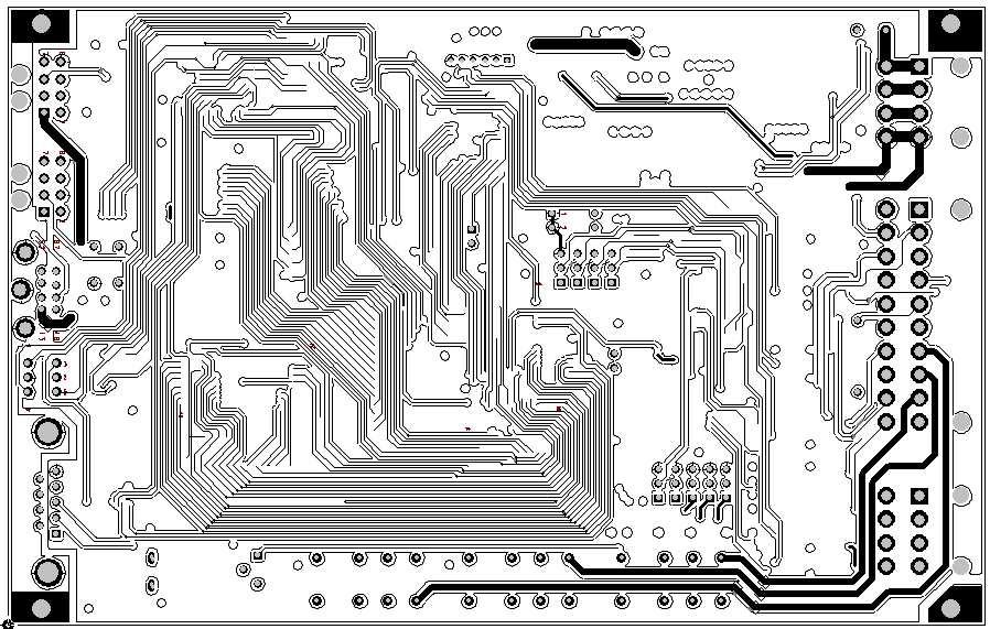 Bottom Side PCB 거버 파일