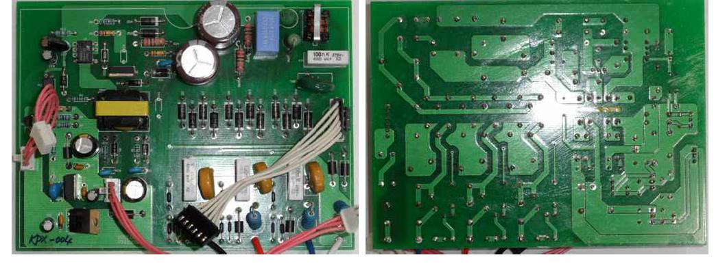 PCB 전면 및 후면