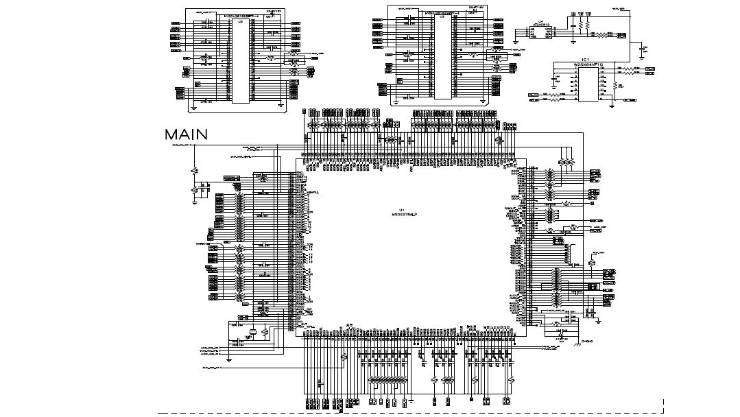 Main board DSP부분 회로도