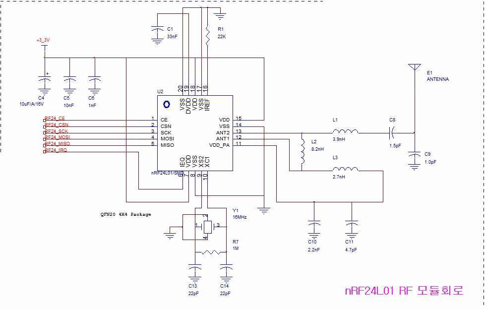 ‘RF 모듈’ 회로도