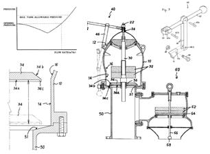 Weight type relief valve