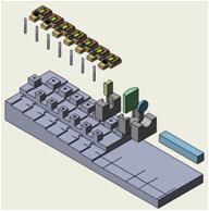 Multi emitter multi chip 패키지 상세 설명도