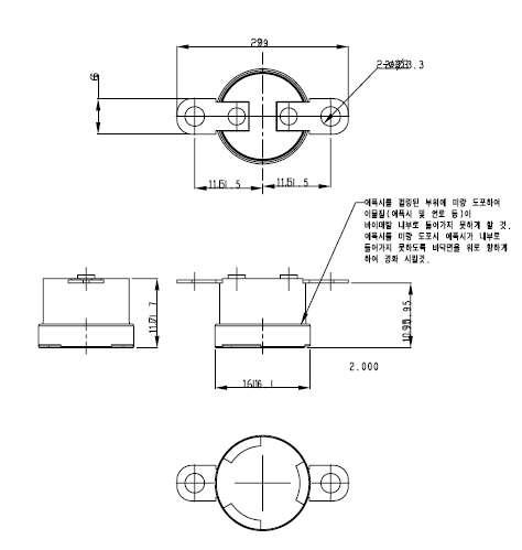 Bimetal 조립 상세 설계도
