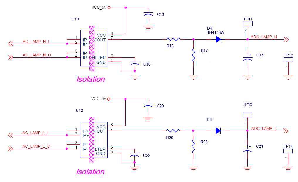 Over-Current Sensor 회로도