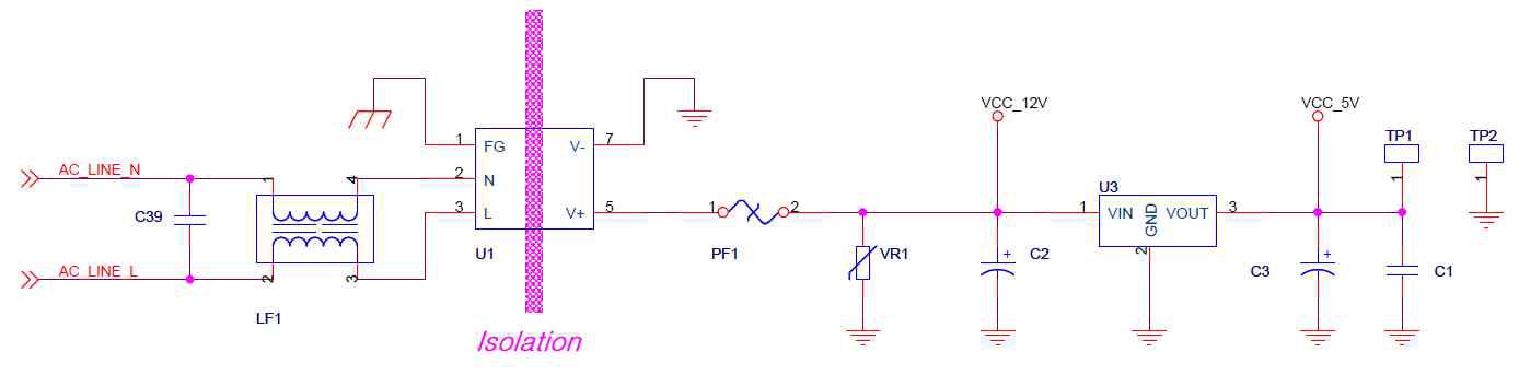 Linear Regulator 회로도