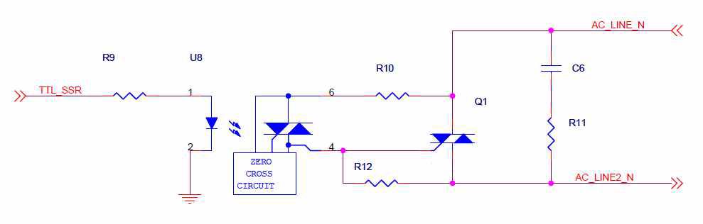 Solid State Relay 회로도