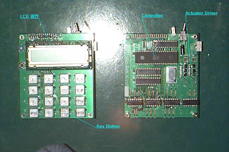 제작된 SLA Actuator 구동기