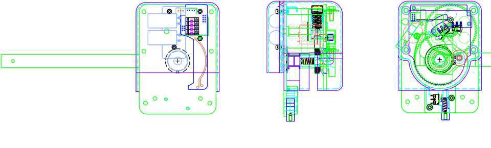 Ass’y actuator and stop mechanism