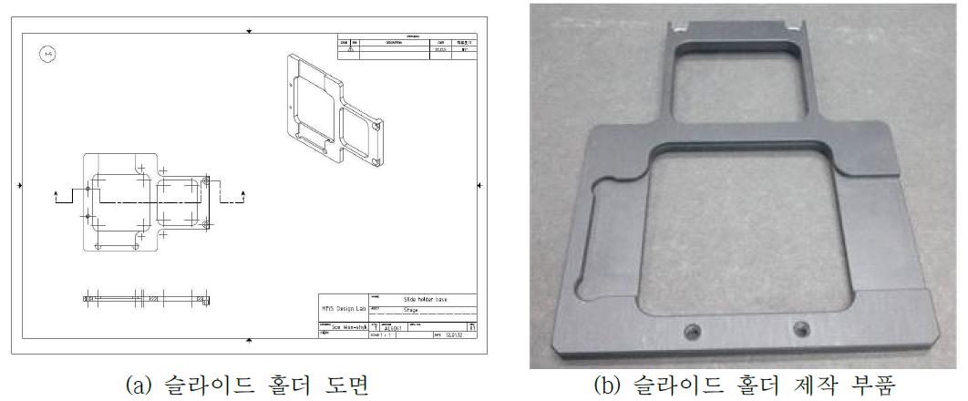 슬라이드 홀더 부품