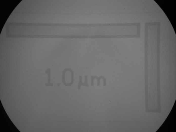 X-ray Tube의 Focal Spot Size 사진 (40㎸ 조건).