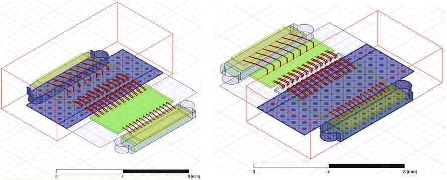 고출력 소자 패키지 구조 simulation