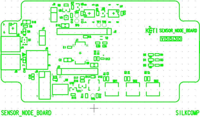 Sensor Node 조립용 부품배치도